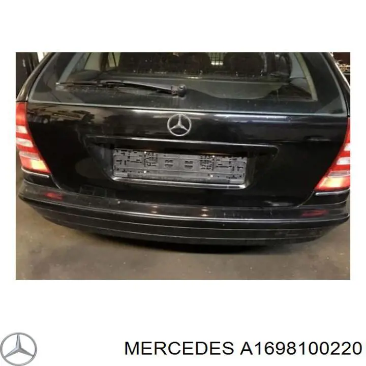 Шторка двері багажного відсіку A1698100220 Mercedes