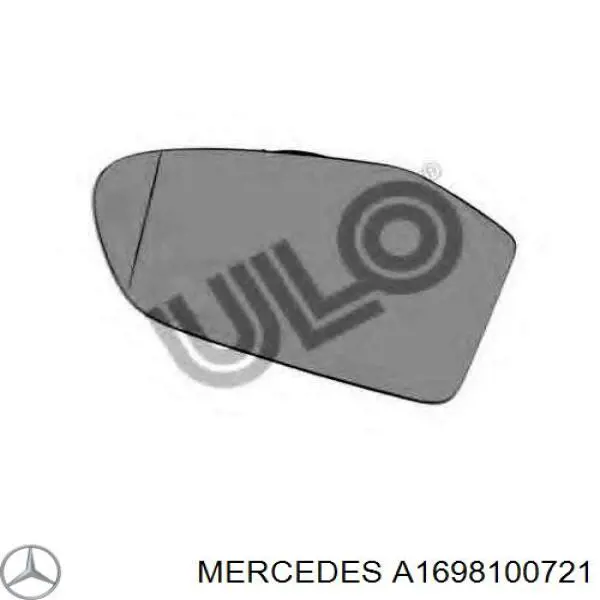 A1698100721 Mercedes дзеркальний елемент дзеркала заднього виду, лівого
