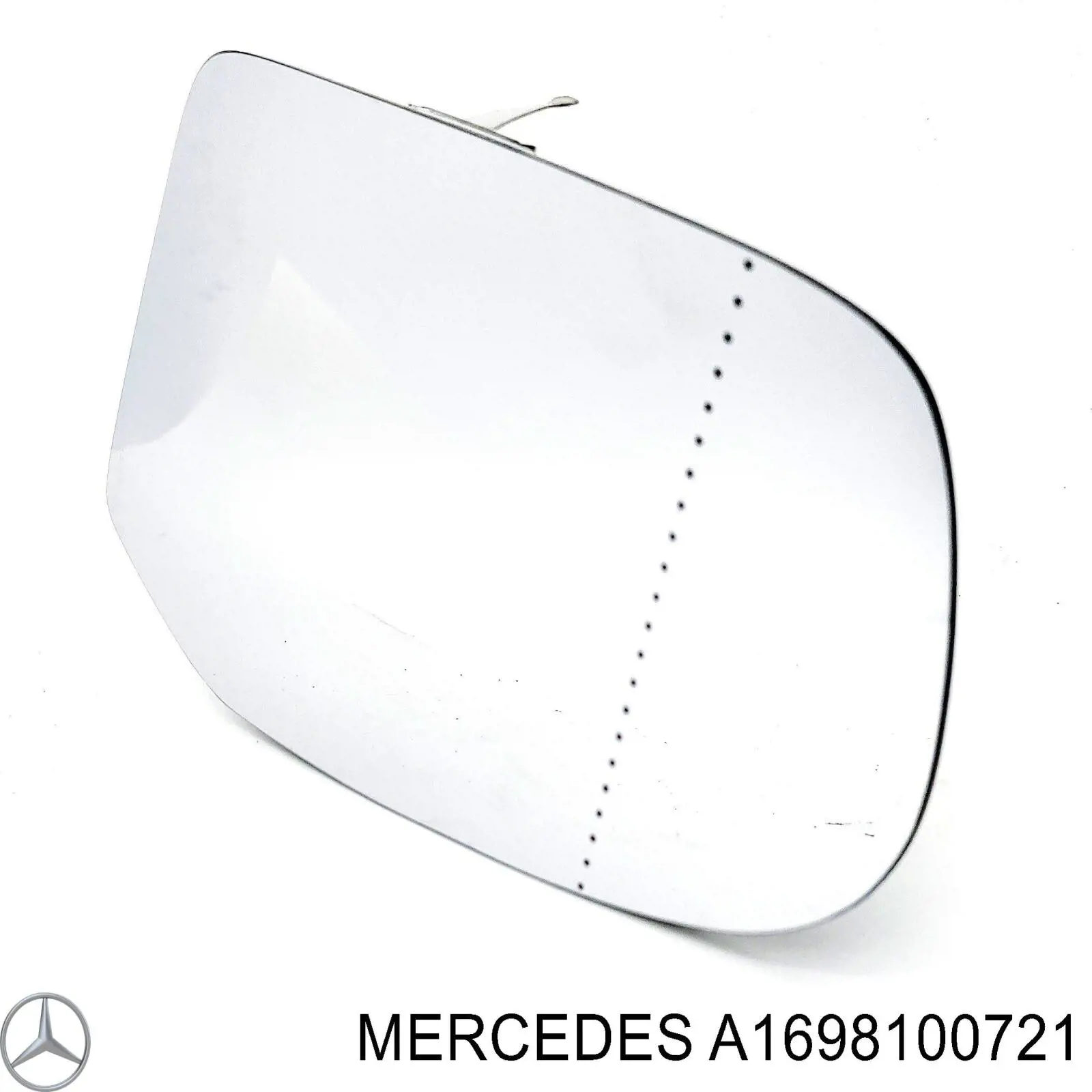 Купити A1698100721 Mercedes Дзеркальний елемент дзеркала заднього виду, лівого