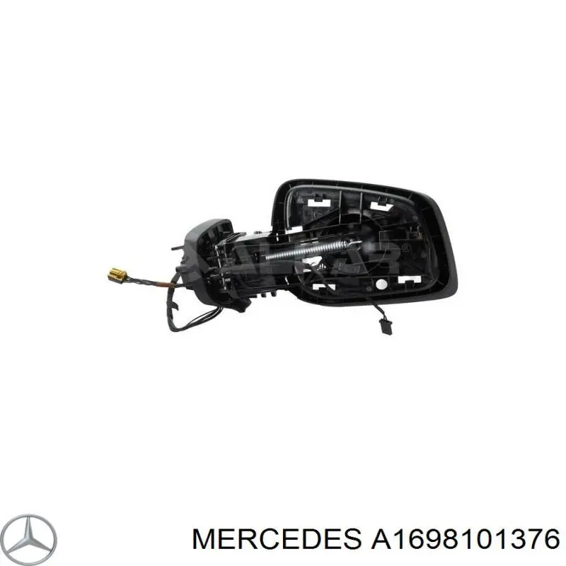 A1698101376 Mercedes Дзеркало заднього виду, ліве