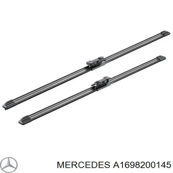 Щітка-двірник лобового скла, пасажирська Mercedes A1698200145 ціна, від 16.59 USD