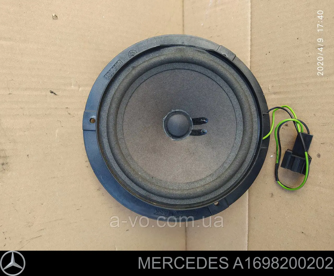 A1698200202 Mercedes Динамік передній