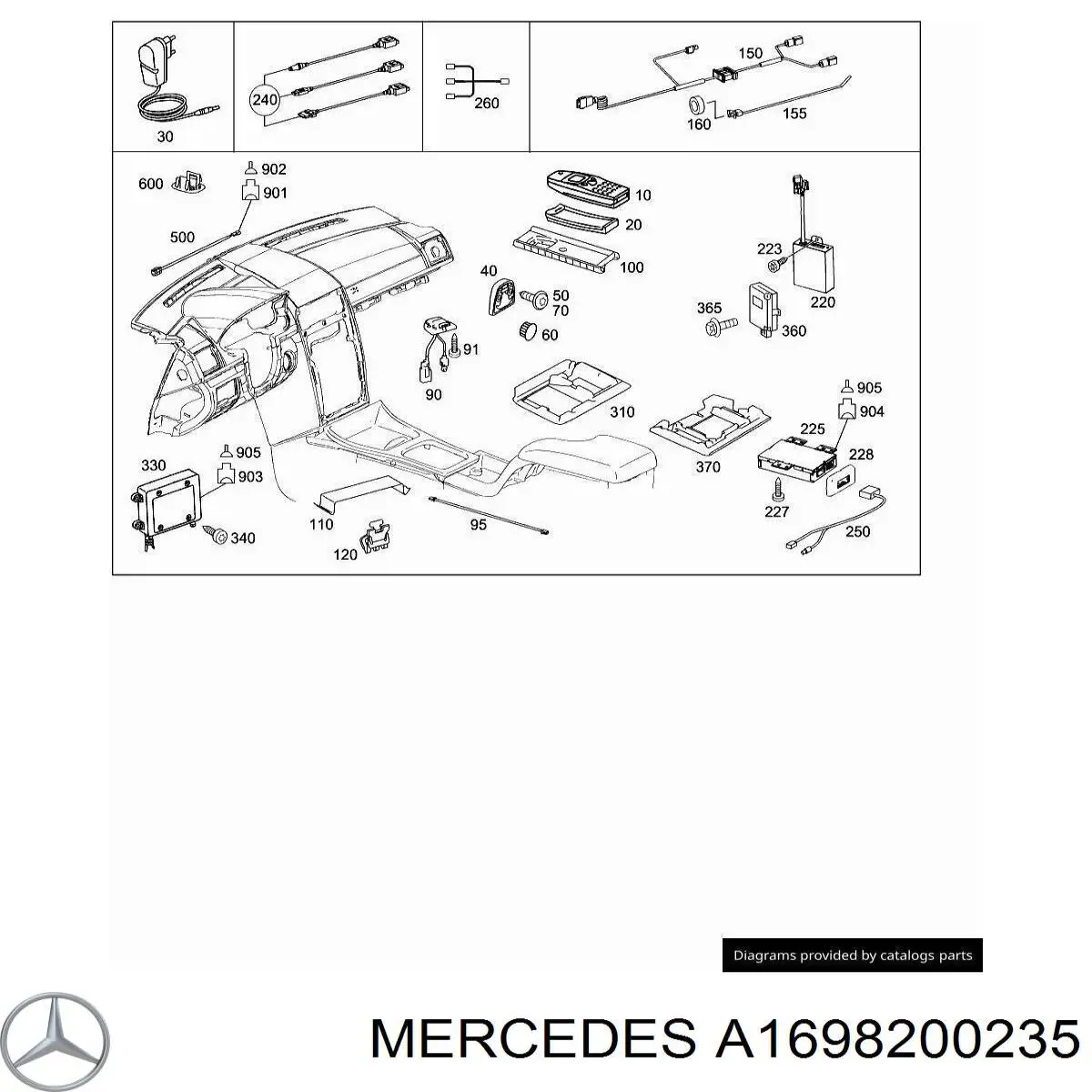A1698200235 Mercedes 