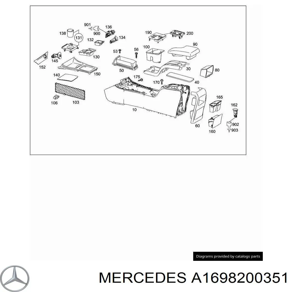 A1698200351 Mercedes 