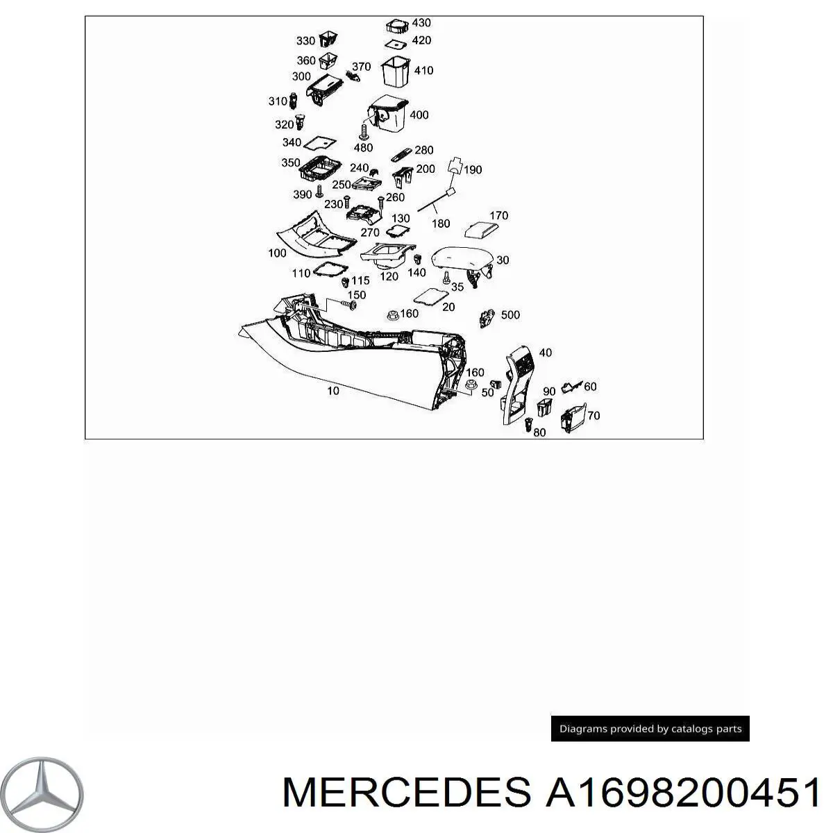  Mercedes A1698200451 ціна, від 12.61 USD