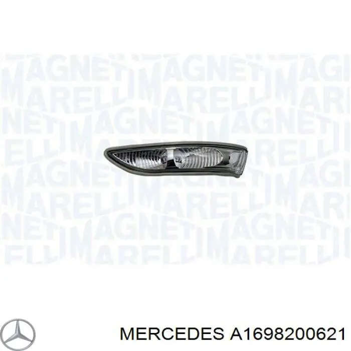 1698200621 Mercedes покажчик повороту дзеркала, правий