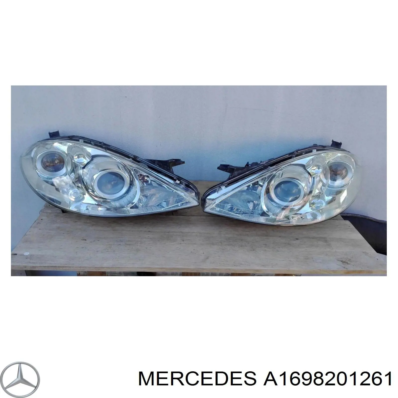 A1698201261 Mercedes Основна фара - вставка