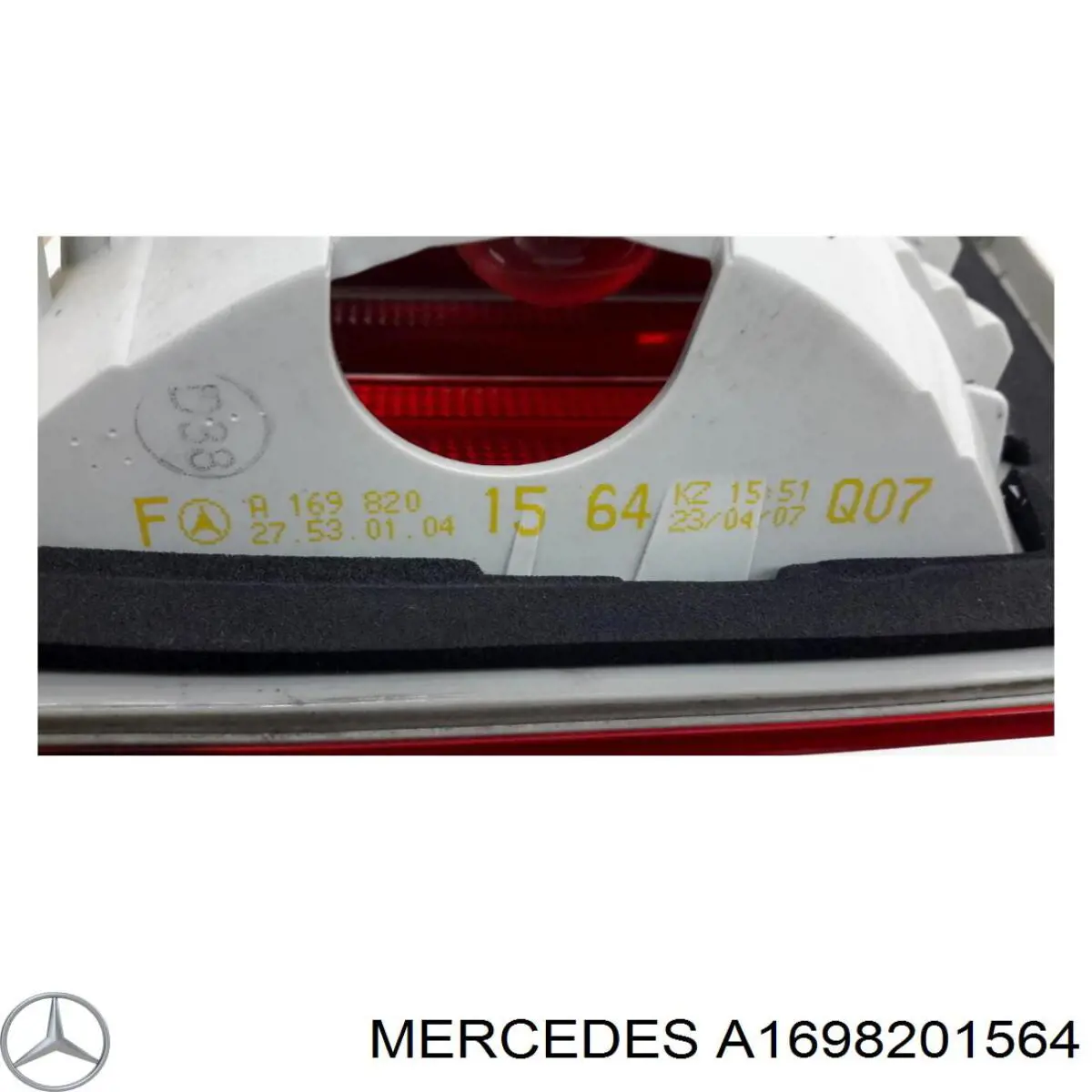 Задня ліва внутрішня фара Mercedes A1698201564