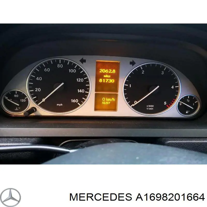 Купити A1698201664 Mercedes Ліхтар задній внутрішній правий