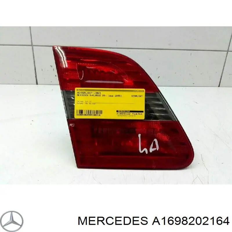 A1698202164 Mercedes Задній лівий зовнішній ліхтар