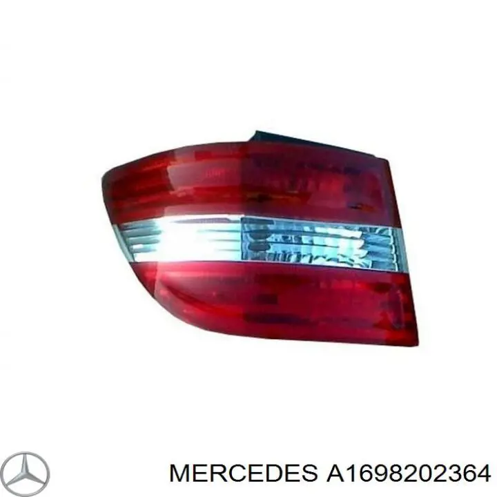 Задня ліва зовнішня фара Mercedes A1698202364 ціна, від 63.34 USD