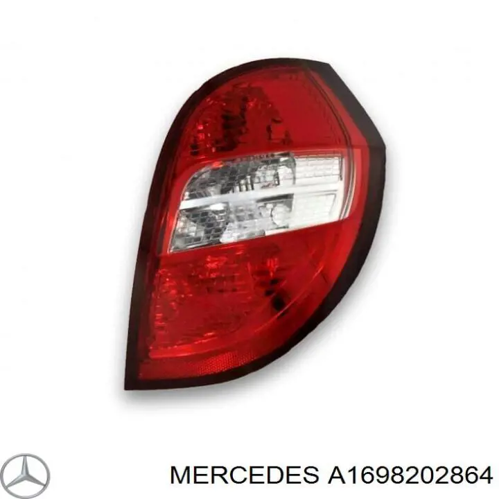 Задні ліхтарі Mercedes A1698202864 ціна, від 89.99 USD