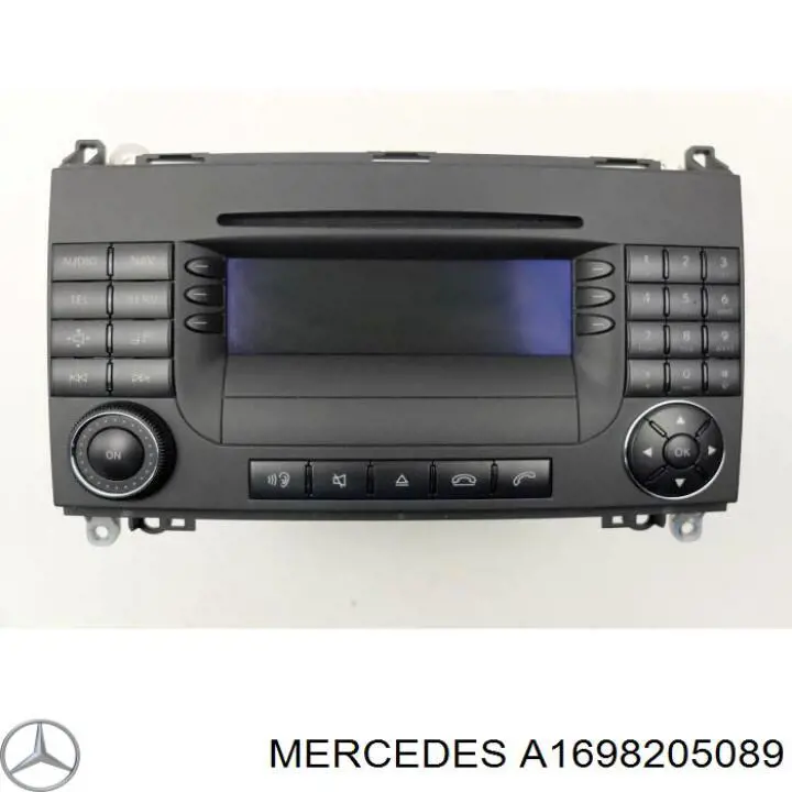 A1698702589 Mercedes Магнітола (радіо AM/FM)