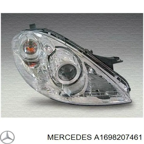 A1698207461 Mercedes Основна фара - вставка