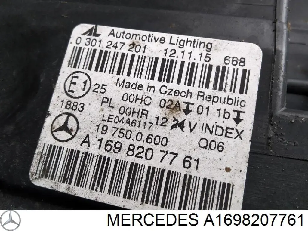 Купити A1698207761 Mercedes Фари
