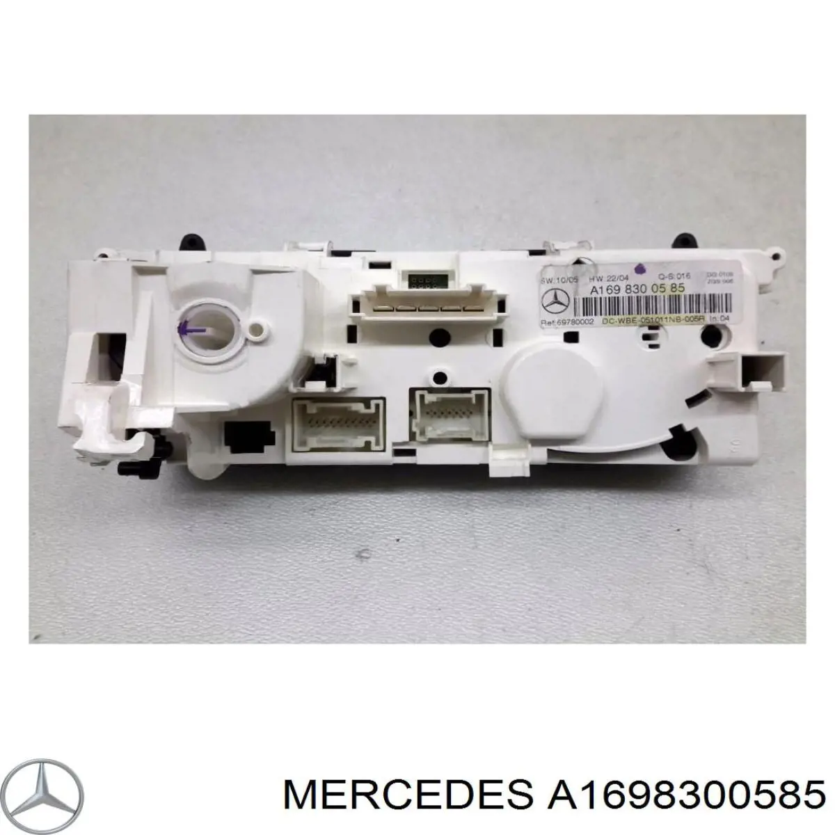 Купити A1698300585 Mercedes Блок управління пічкою