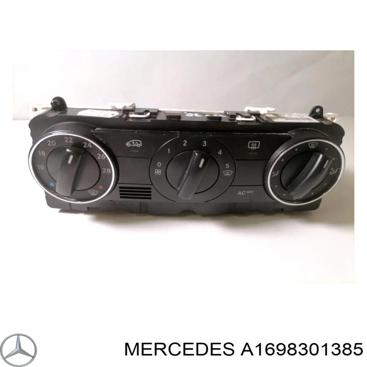 A1698301385 Mercedes реостат/перемикач-регулятор режиму обігрівача салону