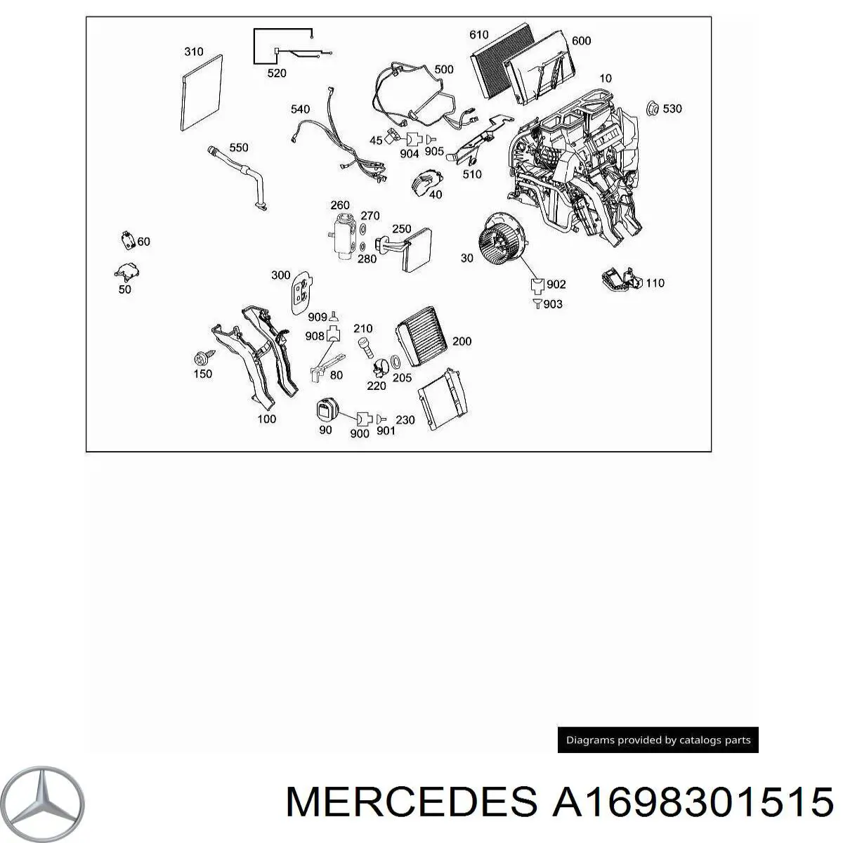 A1698301515 Mercedes 