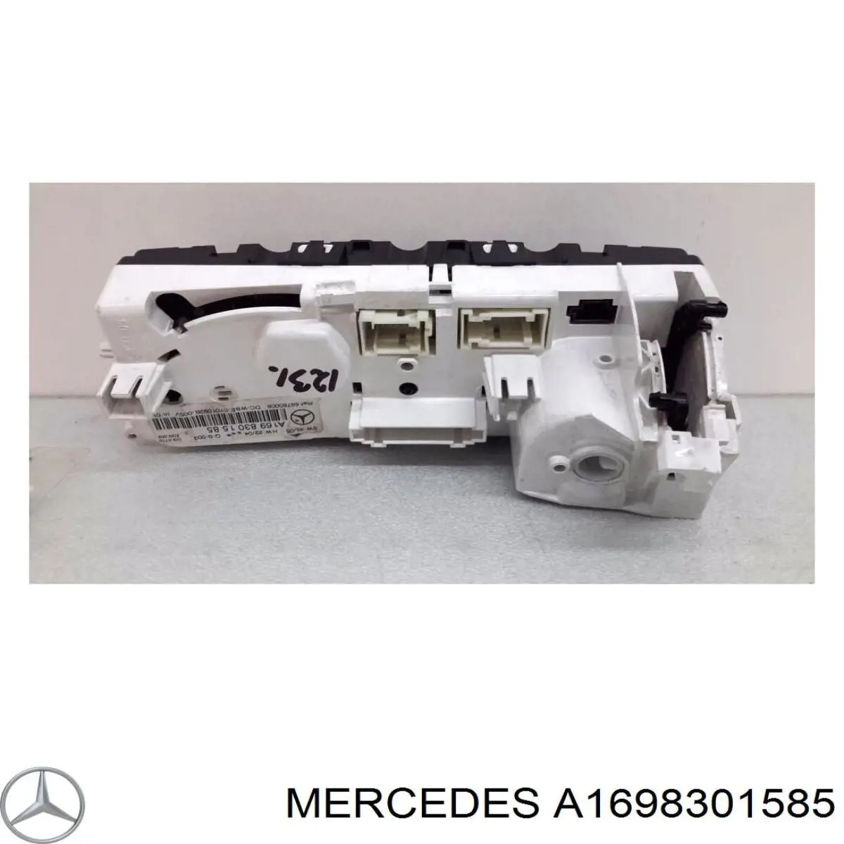 A1698301585 Mercedes реостат/перемикач-регулятор режиму обігрівача салону