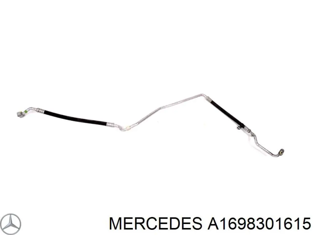 Купити A1698301615 Mercedes Шланг кондиціонера, від компресора до радіатора