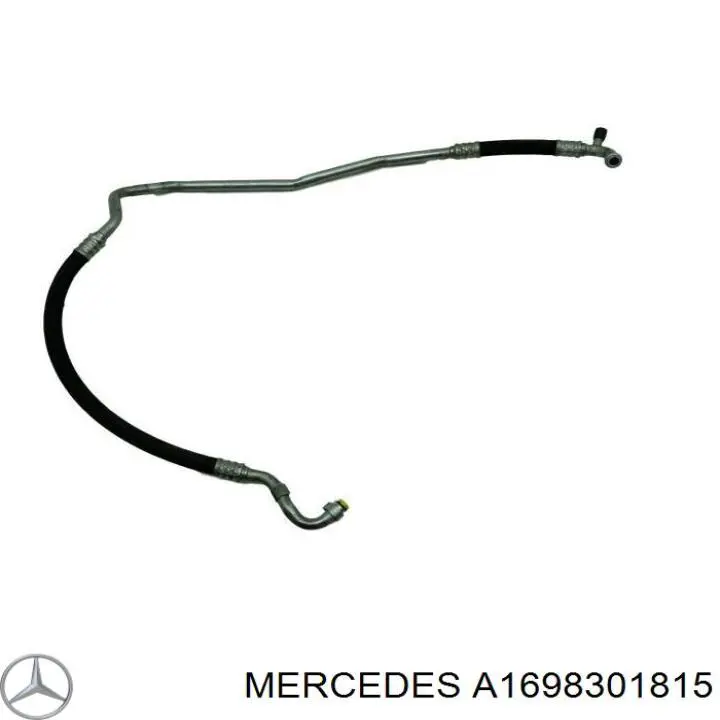 Шланг кондиціонера, від випарника до компресора на Mercedes A (W169)