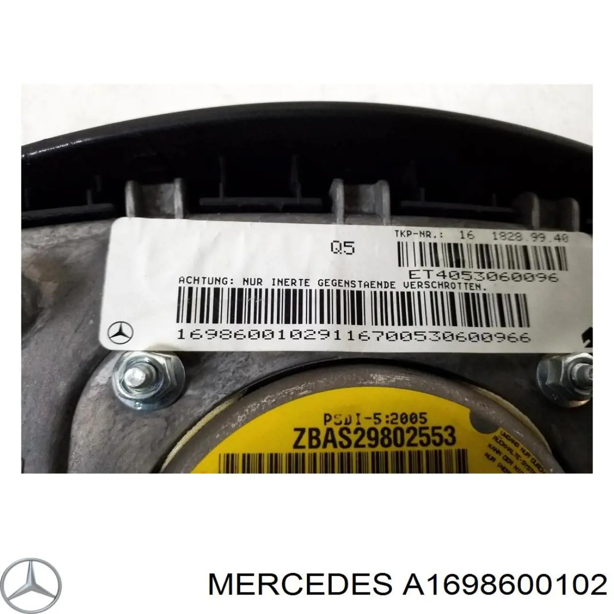 Подушка Айрбег водія Mercedes A1698600102 ціна, від 27.62 USD