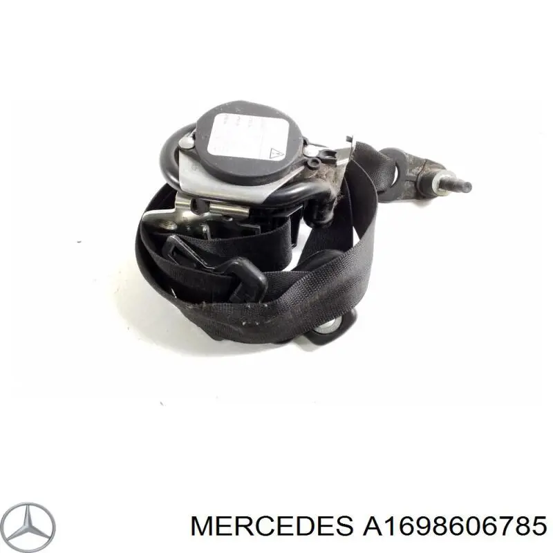 Пасок безпеки передній лівий Mercedes A1698603385 ціна, від 19.54 USD