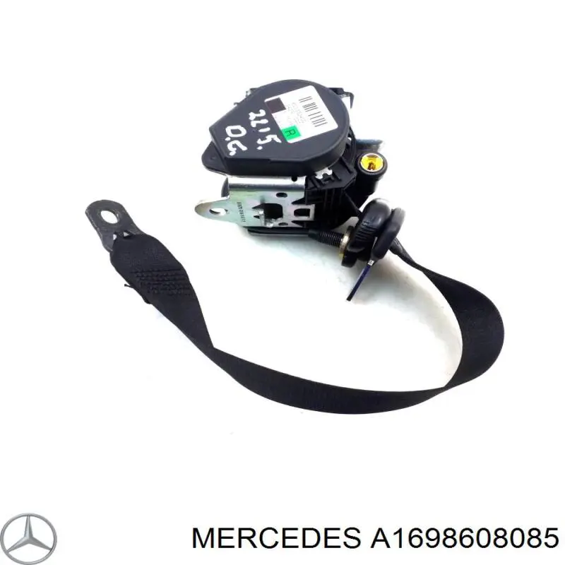 Купити A1698608085 Mercedes Пасок безпеки задній правий