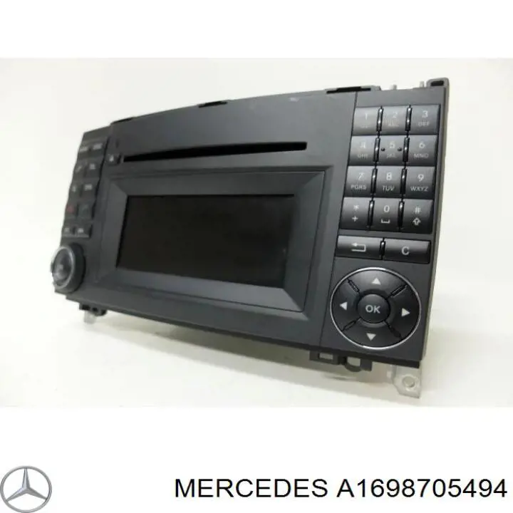 Магнітола (радіо AM/FM) Mercedes A1698705494 ціна, від 50.68 USD