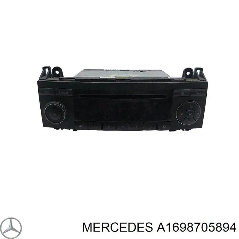 Магнітола A169900200080 Mercedes