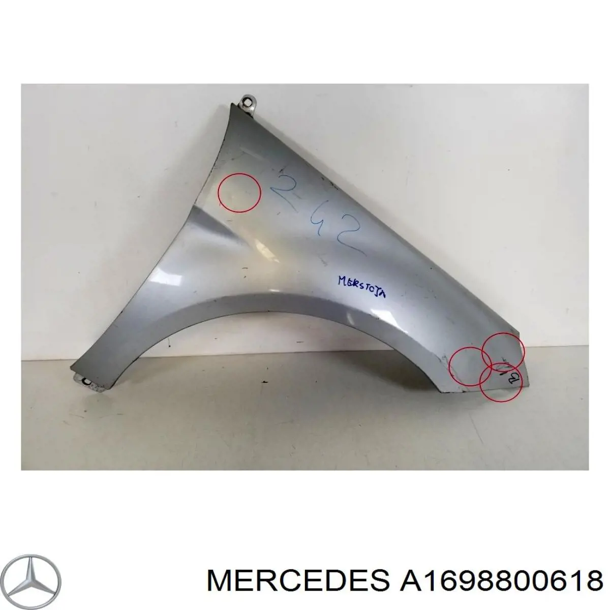 Крила A1698800618 Mercedes