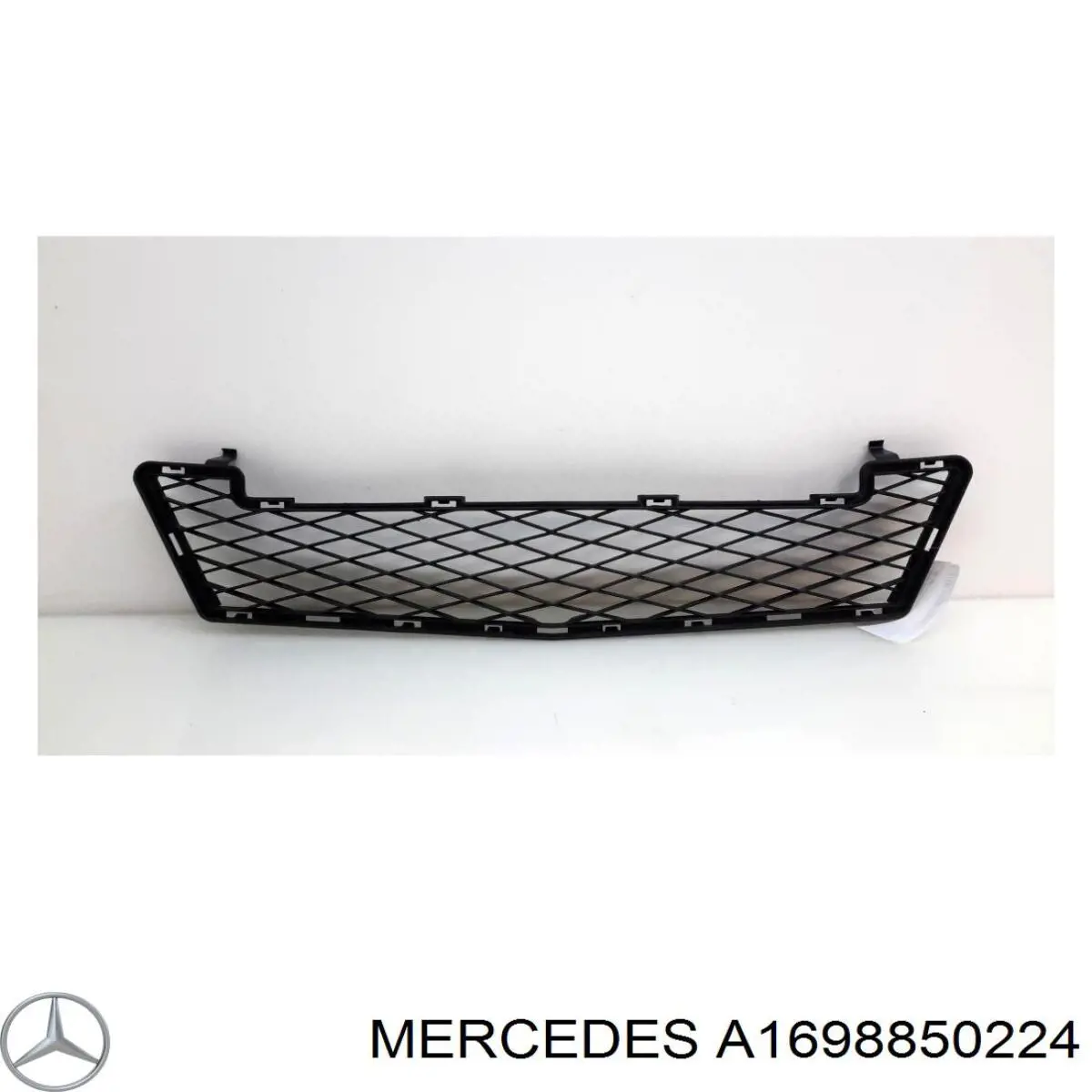 Решітка переднього бампера, центральна Mercedes A1698850224 ціна, від 38.38 USD