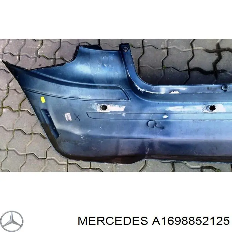 Кожух бампера заднього Mercedes A1698852125 ціна, від 227.01 USD