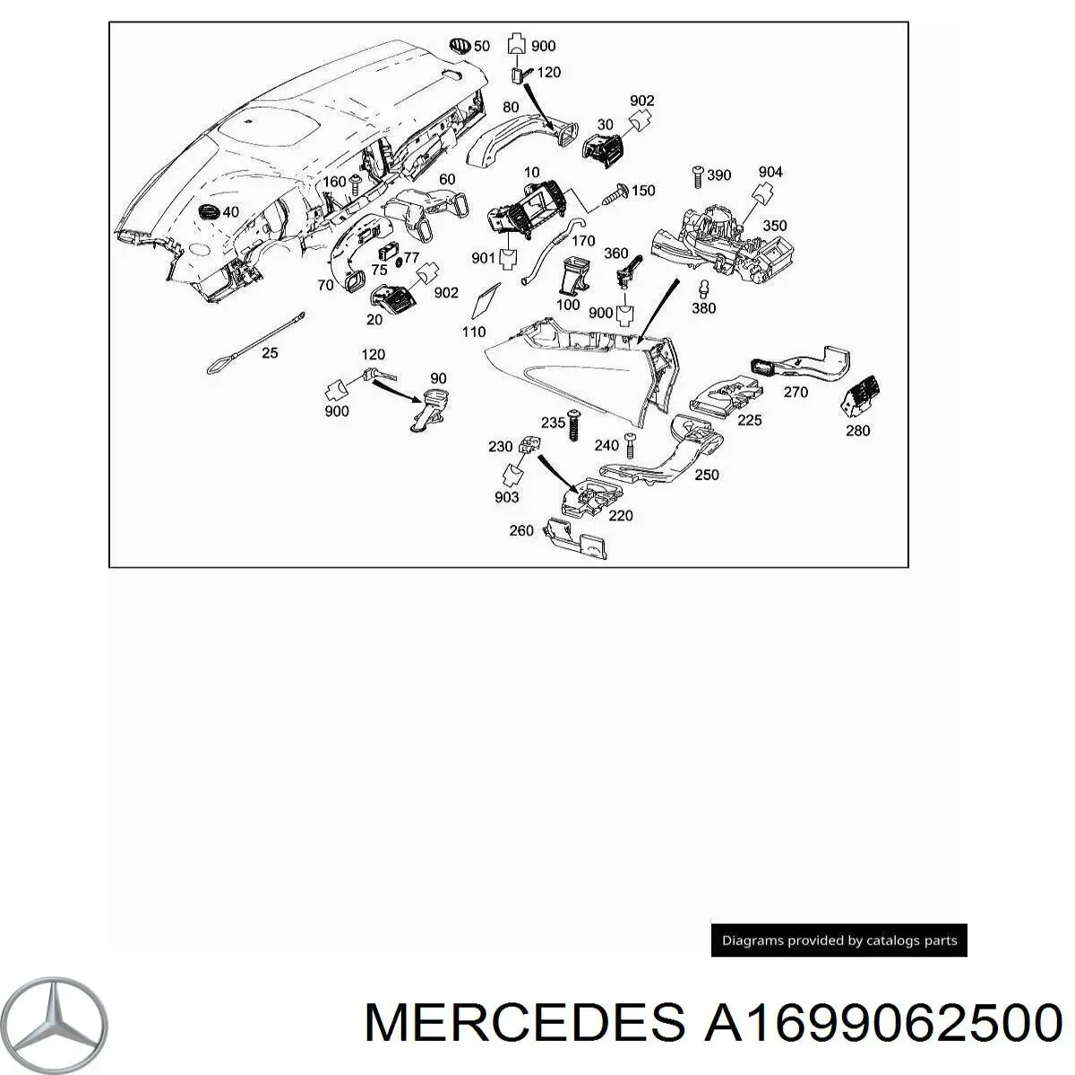 A1699062500 Mercedes 
