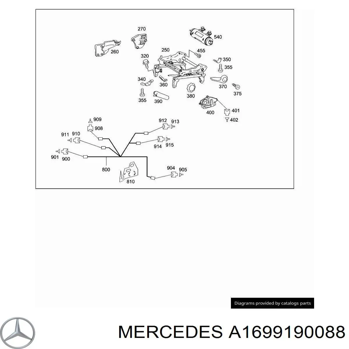  Mercedes A1699190088 ціна, від 10.42 USD
