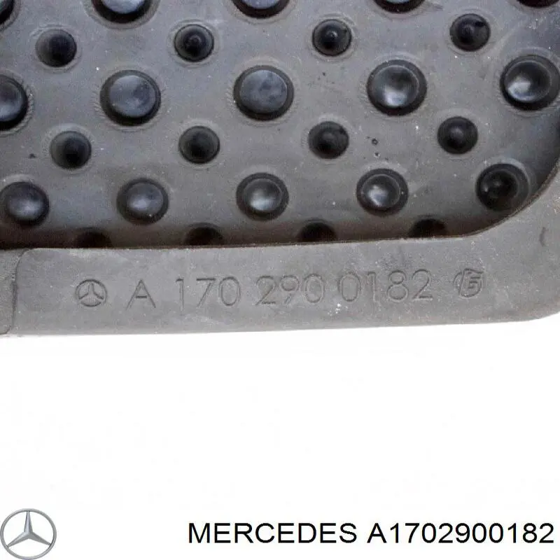 A1702900182 Mercedes Накладка педалі гальма