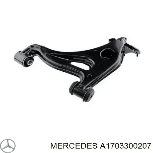 Важіль передньої підвіски нижній, правий Mercedes A1703300207 ціна, від 88.30 USD