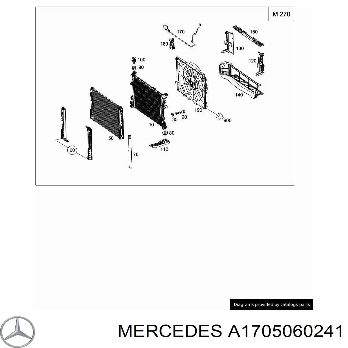  Mercedes A1705060241 ціна, від 4.94 USD