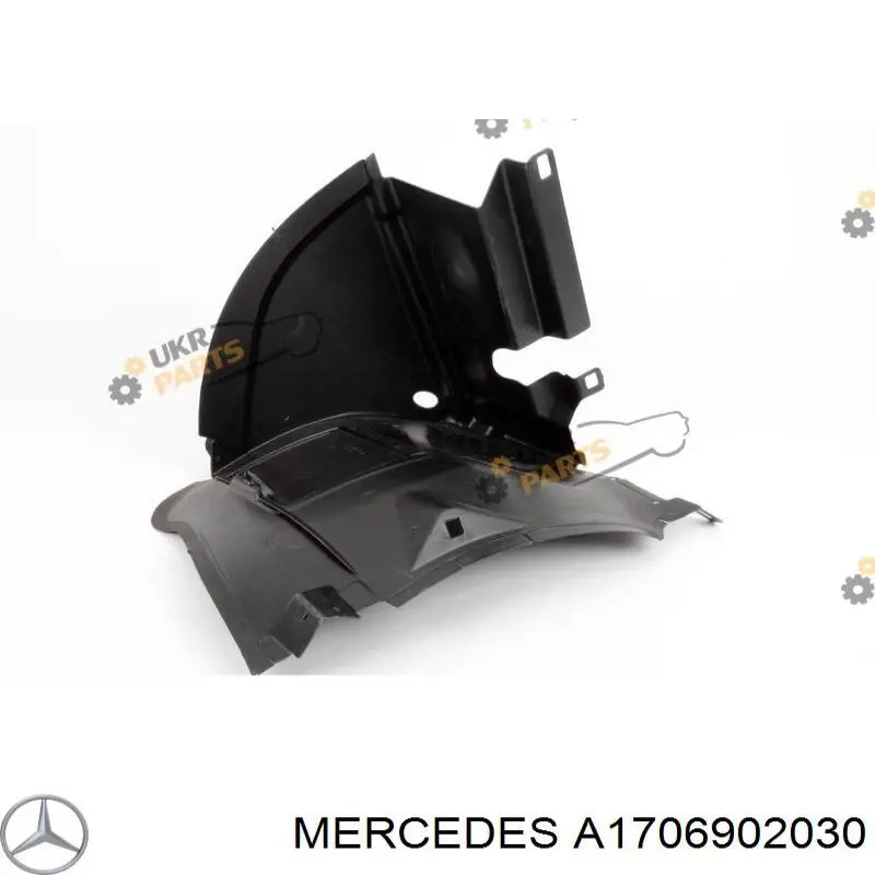A1706902030 Mercedes Підкрилок переднього крила, правий передній