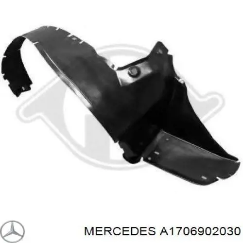 Підкрилок переднього крила, правий передній Mercedes A1706902030 ціна, від 13.08 USD