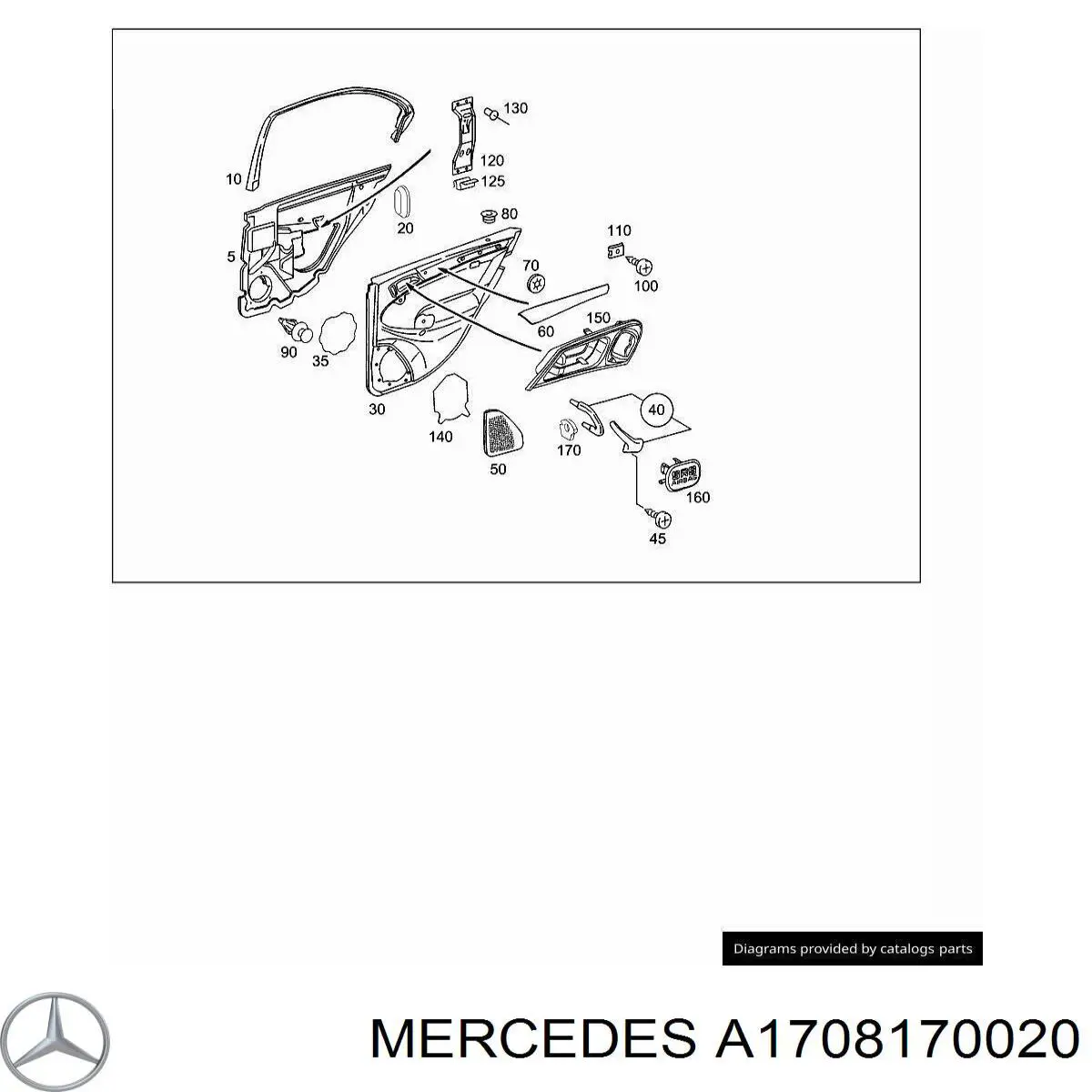 A1708170020 Mercedes 