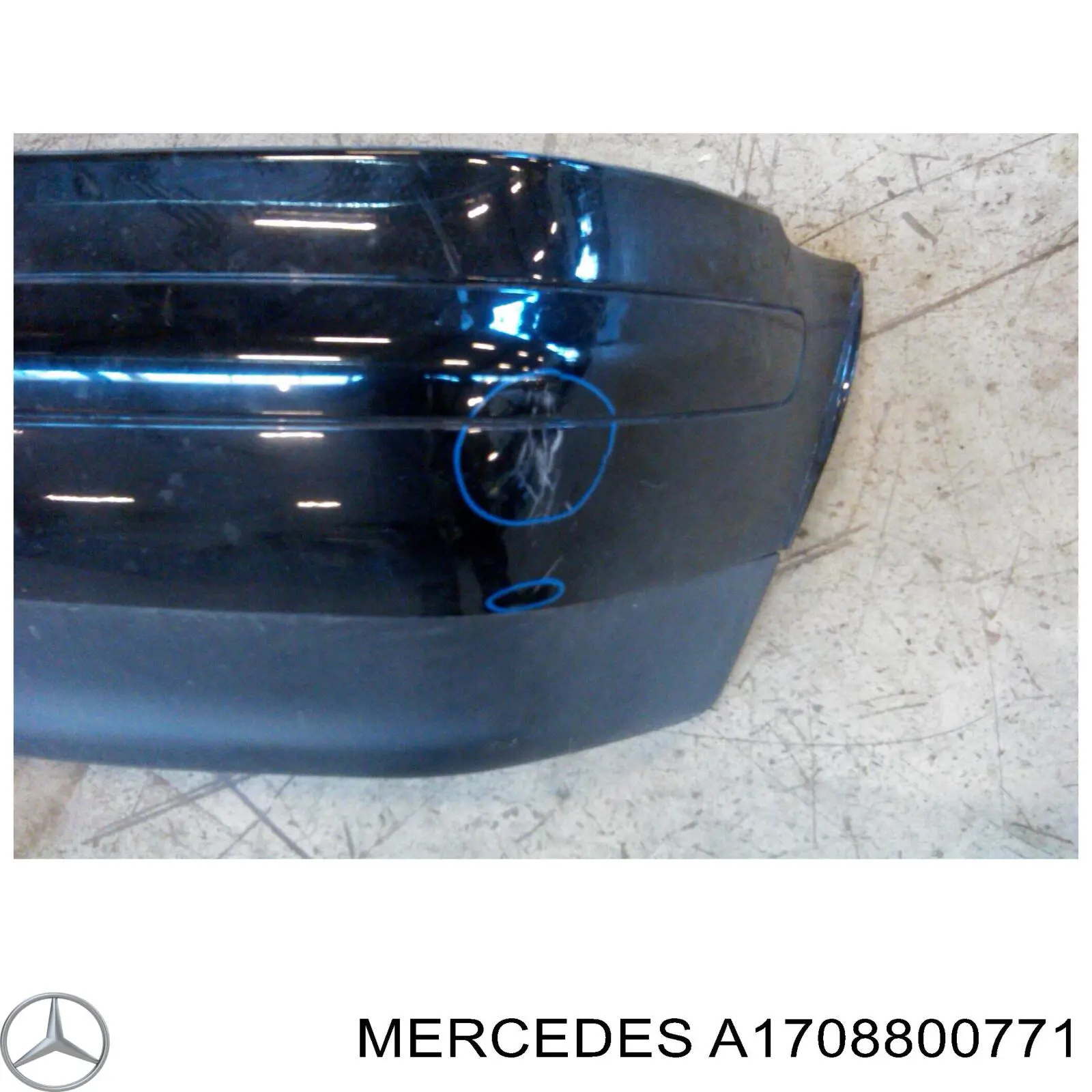 Кожух бампера заднього Mercedes A1708800771 ціна, від 140.61 USD