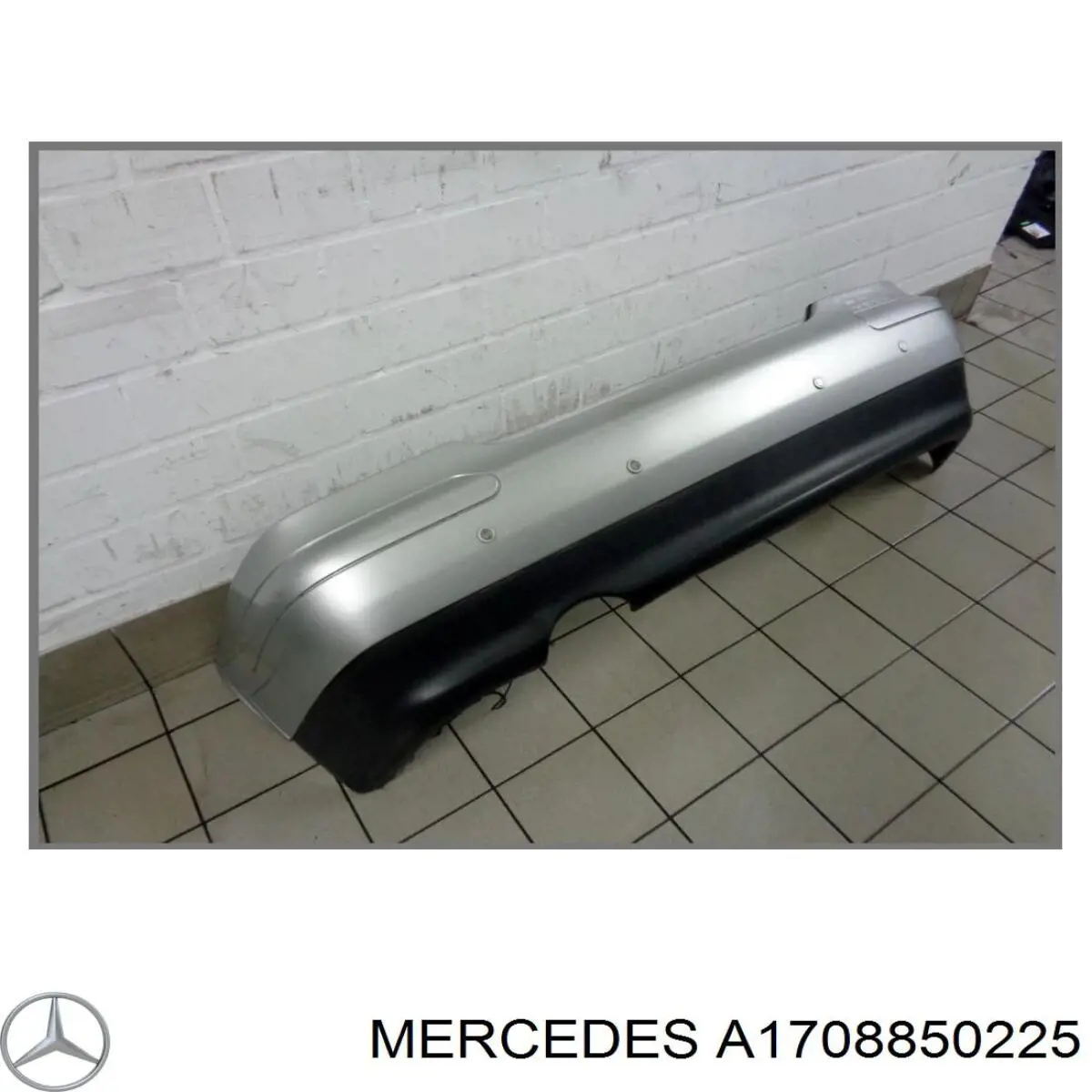 Купити A1708850225 Mercedes Бампер задній, нижня частина