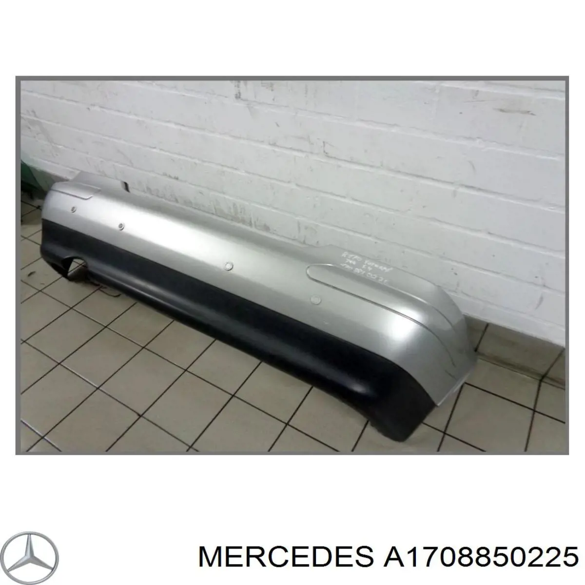 Бампер задній, нижня частина A1708850225 Mercedes