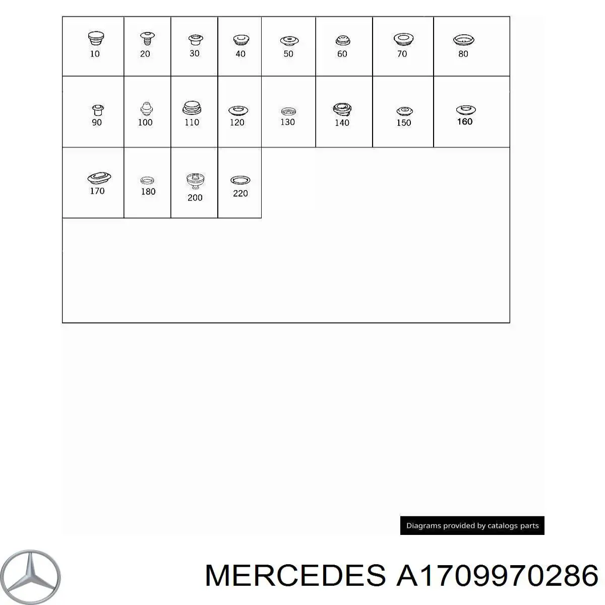 Подушка домкрата нижня, піддомкратники Mercedes A1709970286 ціна, від 4.29 USD
