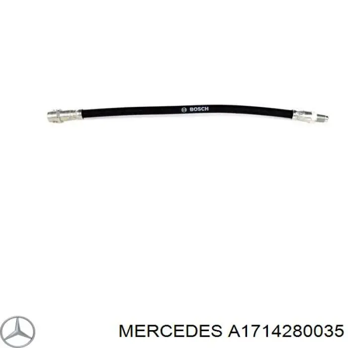 A1714280035 Mercedes шланг гальмівний задній