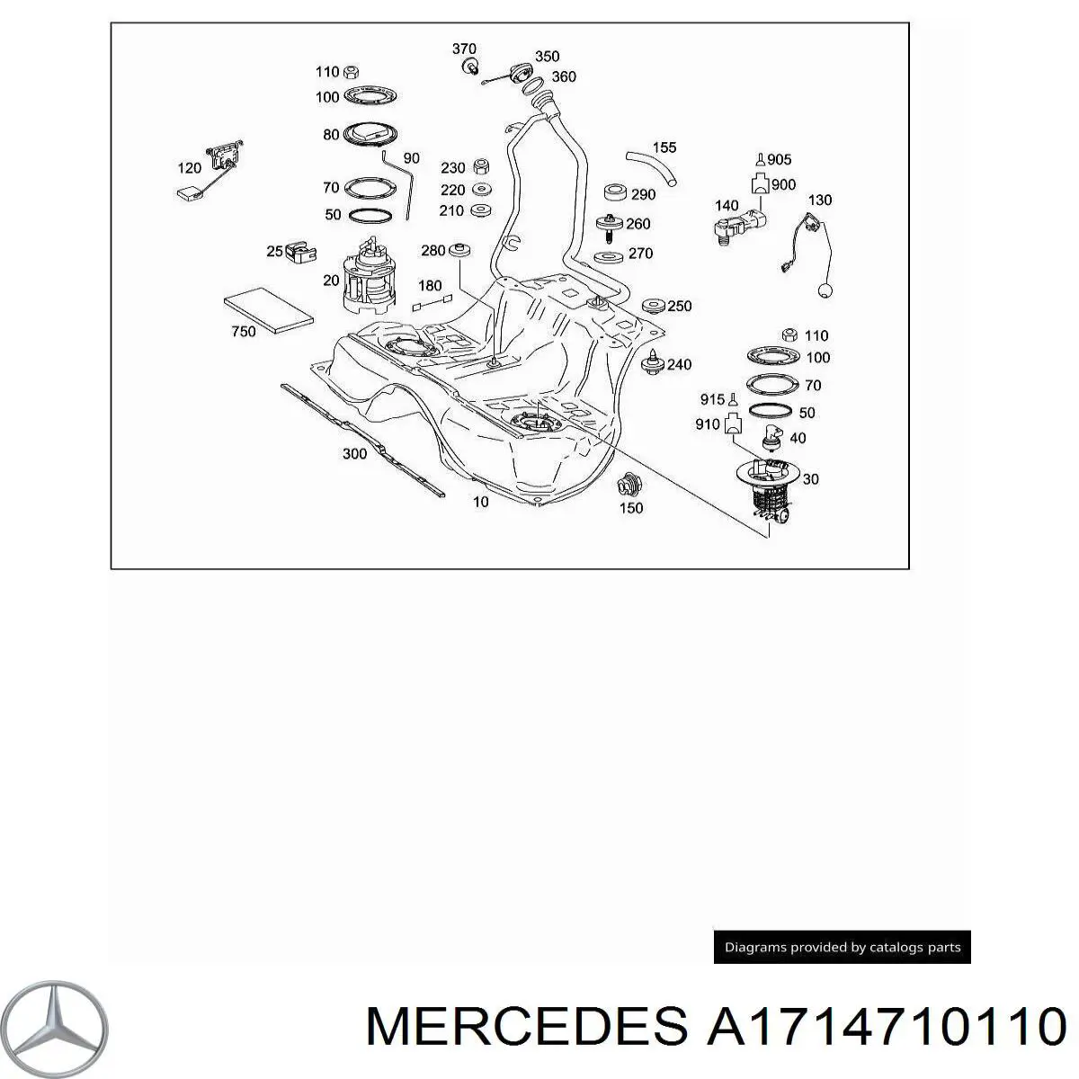  Mercedes A1714710110 ціна, від 6.33 USD