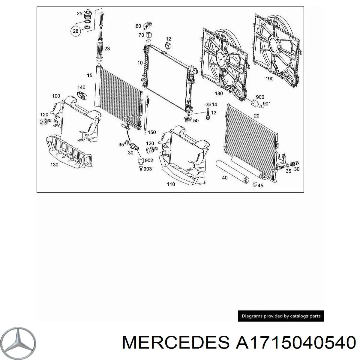  Mercedes A1715040540 ціна, від 1.56 USD