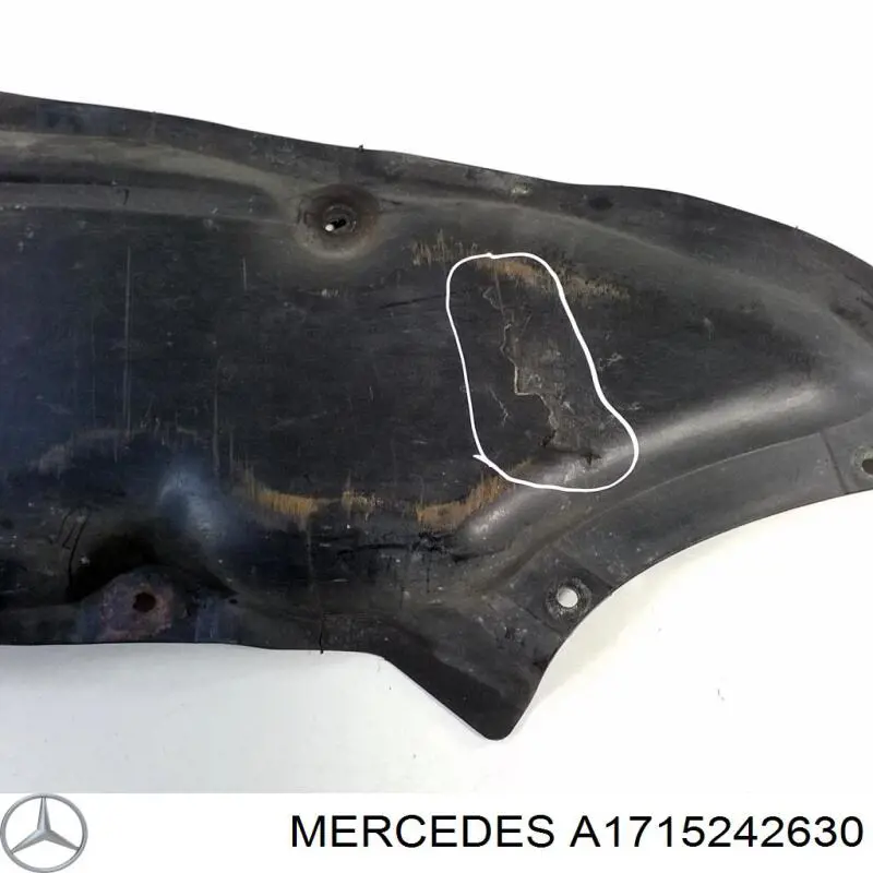 Захист моторного відсіку Mercedes A1715242630 ціна, від 152.10 USD