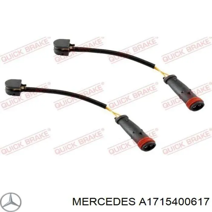 Датчик зносу колодок Mercedes A1715400617 ціна, від 12.67 USD